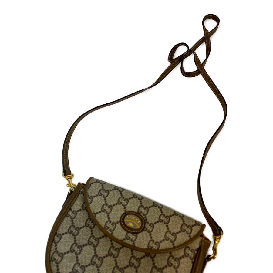 GUCCI plus ショルダーバッグ GGスプリーム　PVC レザー フラップ GUCCI（グッチ） GGプラス・フラップ・オールドグッチ／ショルダー/PVC