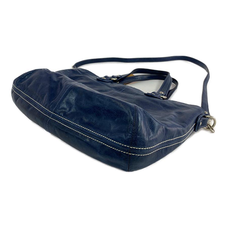 COACH（コーチ） 2WAY レザー ショルダーバッグ/18997/ネイビー/COACH