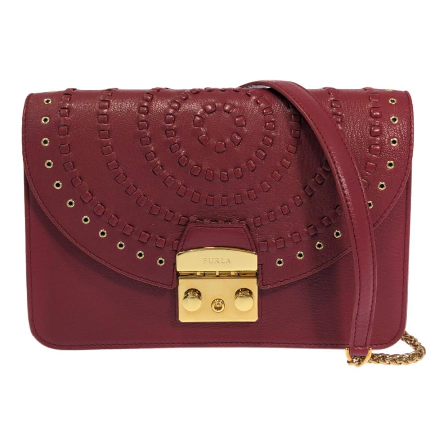 FURLA（フルラ） メトロポリス・編み込みデザイン/ショルダーバッグ