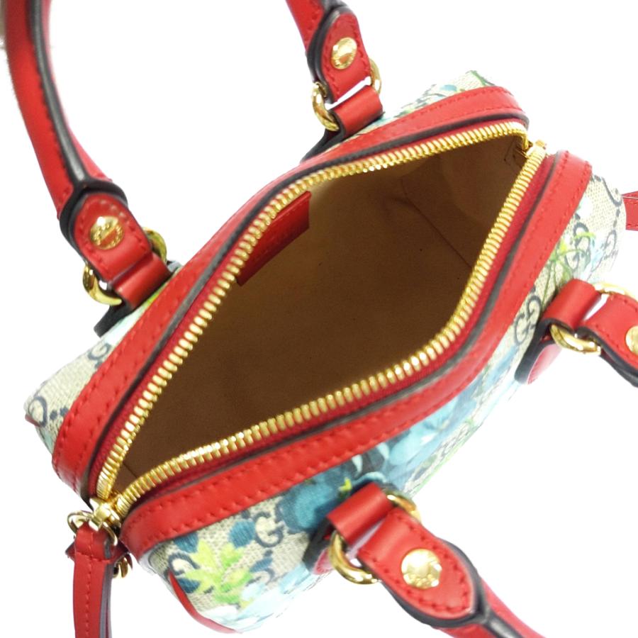 GUCCI グッチ GGスプリーム 花柄 ショルダー ハンドバッグ ミニ GUCCI グッチ GGスプリーム 花柄 ショルダー ハンドバッグ ミニ
