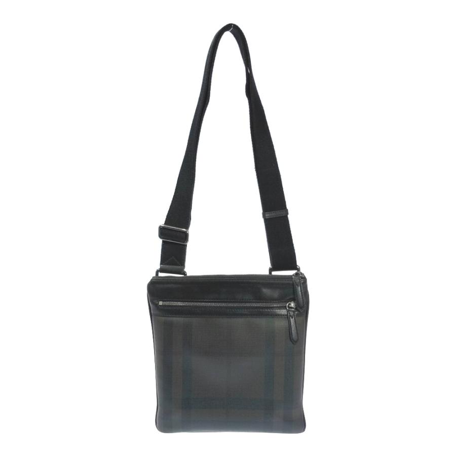BURBERRY（バーバリー） チェック PVC×レザー 斜めがけ ショルダー