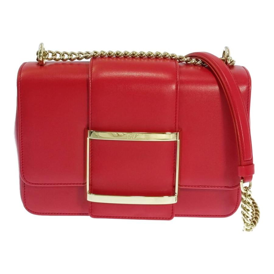 Roger Vivier ロジェヴィヴィエ カーフ チェーン ショルダーバッグ 