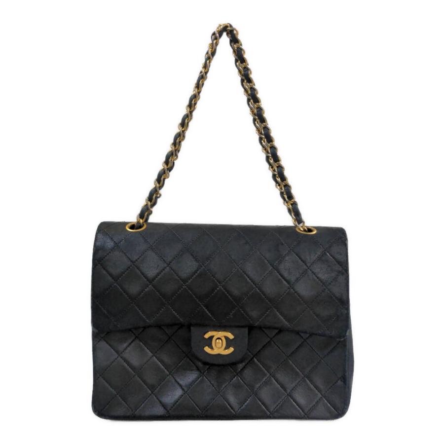 CHANEL（シャネル） マトラッセ・ココマーク コンビ Wフラップ W