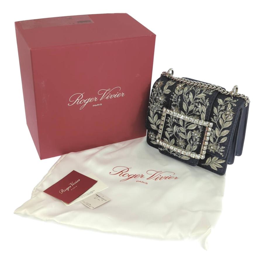Roger Vivier ロジェヴィヴィエ デニム ビジューバックル ビーズ Roger Vivier ロジェヴィヴィエ デニム ビジューバックル ビーズ