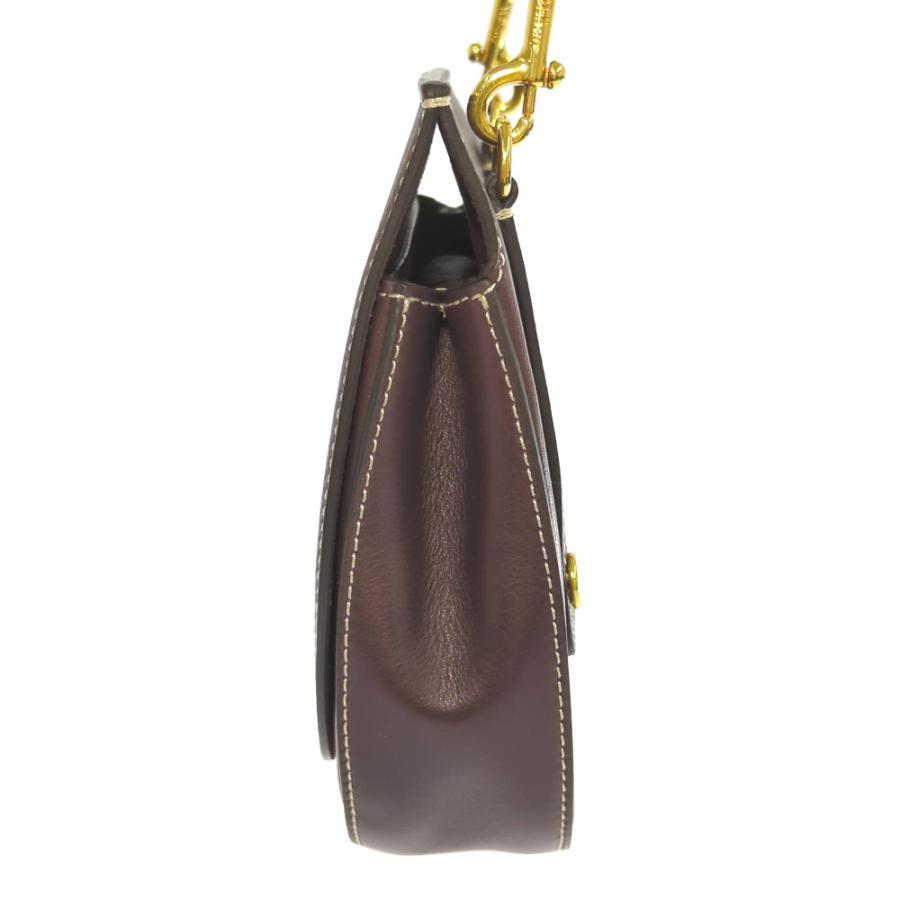 極美品 Mulberry レザー 2WAY ショルダーバッグ 茶 フラップ