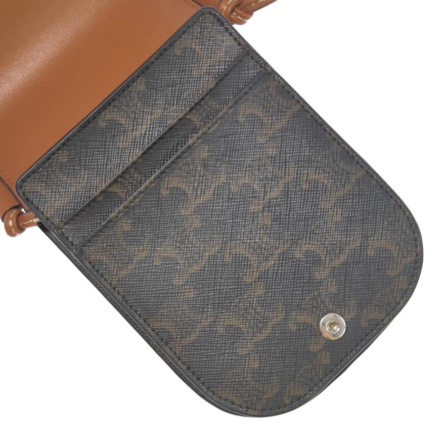 CELINE トリオンフ スマホショルダー 縦型 H18.5xW10xD1.5cm org.jpg