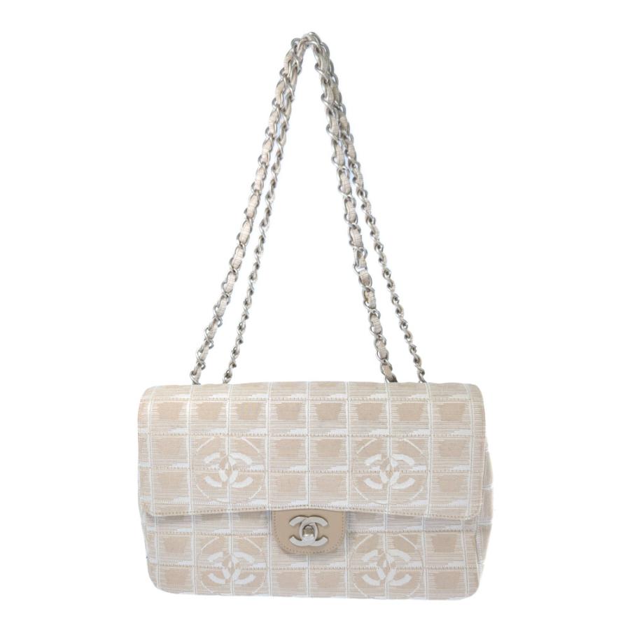 CHANEL シャネル ニュートラベルライン・ジャガード Wチェーン 