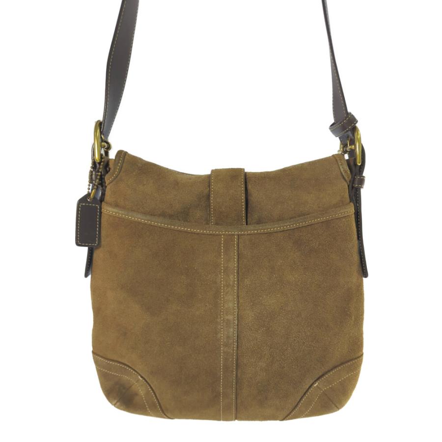 コーチ　レザーハンドバッグ　ショルダーバッグ　サイドスエード配色バッグ COACH コーチ スウェードレザー・ベルテッド ショルダーバッグ