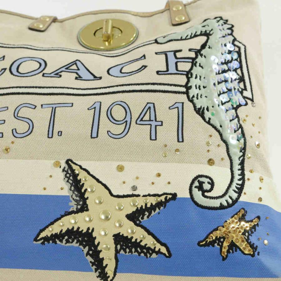 COACH（コーチ） ピエールルタンコラボ シーホーススリムトート