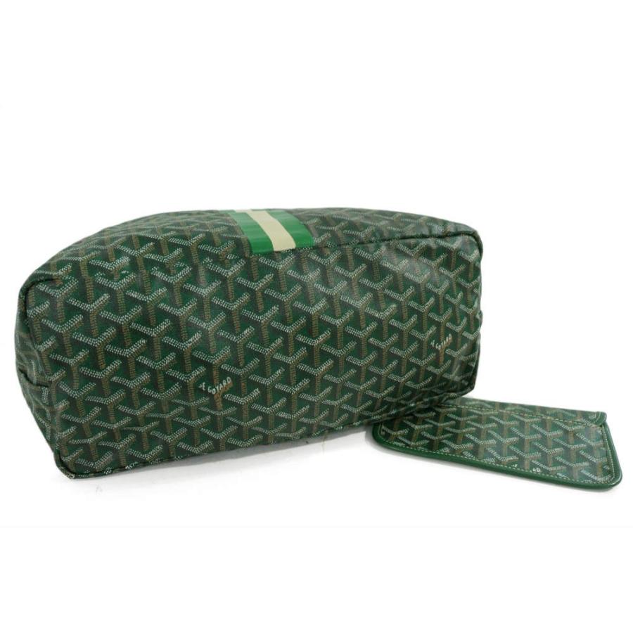 Goyard グリーン トートバッグ ポーチ付き ゴヤール サンルイPM 新品未使用 GOYARD ゴヤール サンルイPM バッグ トートバッグ