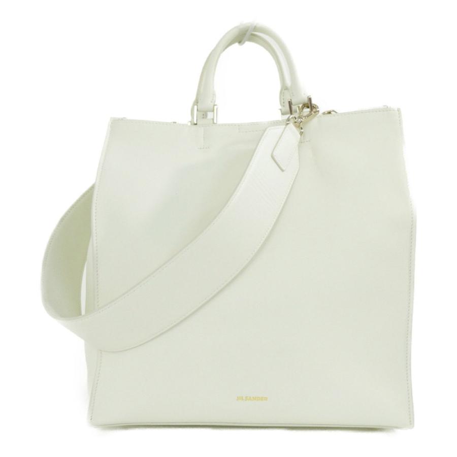 JIL SANDER 美品・ジルサンダー スクエア ファスナートートバッグ 2WAY 