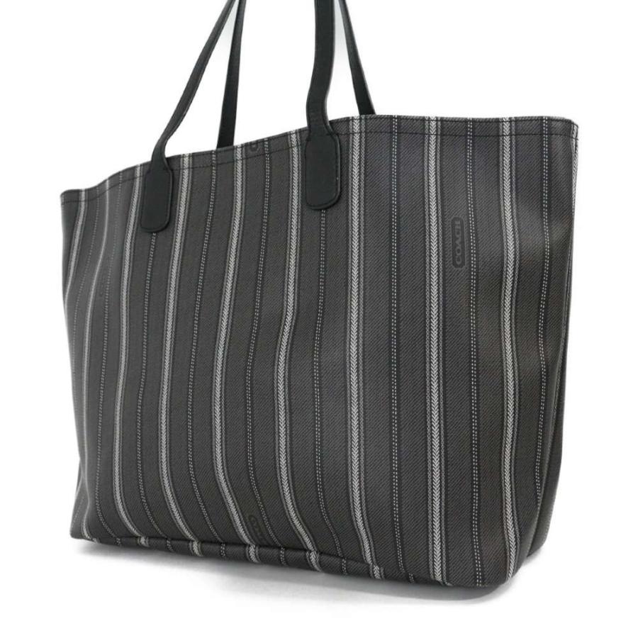 【美品】COACH コーチ トートバッグ　レガシー ウィークエンド ストライプ COACH（コーチ） 美品・コーチ レガシー・ウィークエンドティッキング