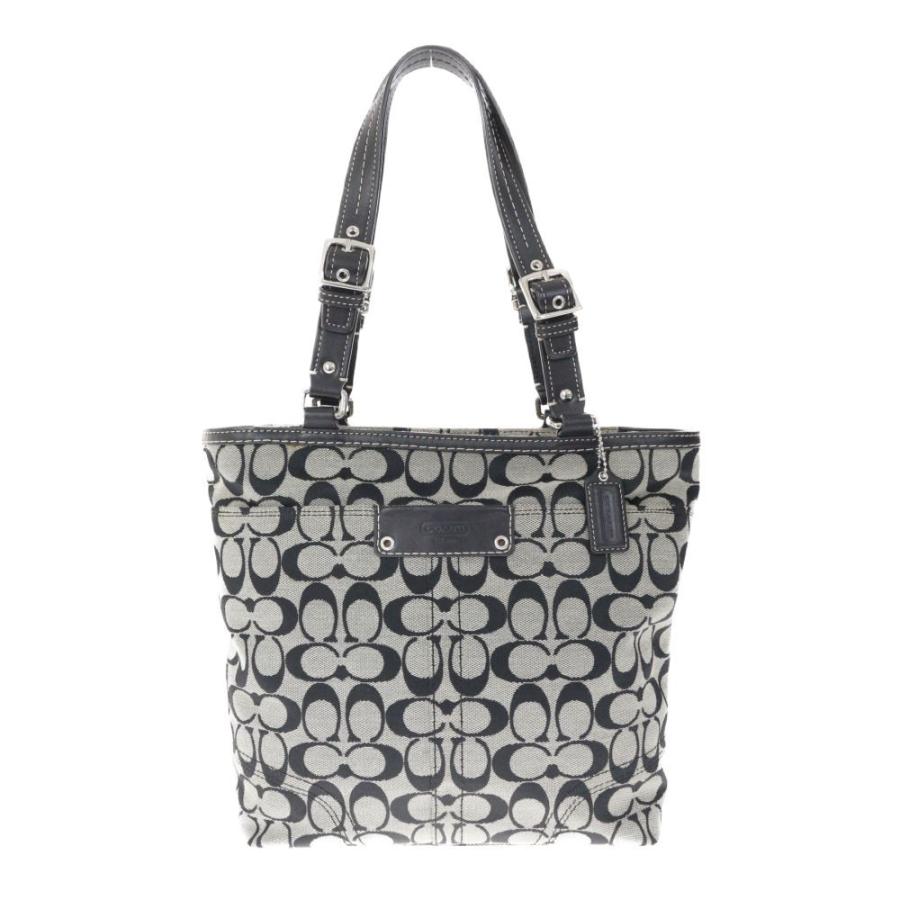 COACH（コーチ） シグネチャー・トートバッグ/F15664/グレー/ブラック