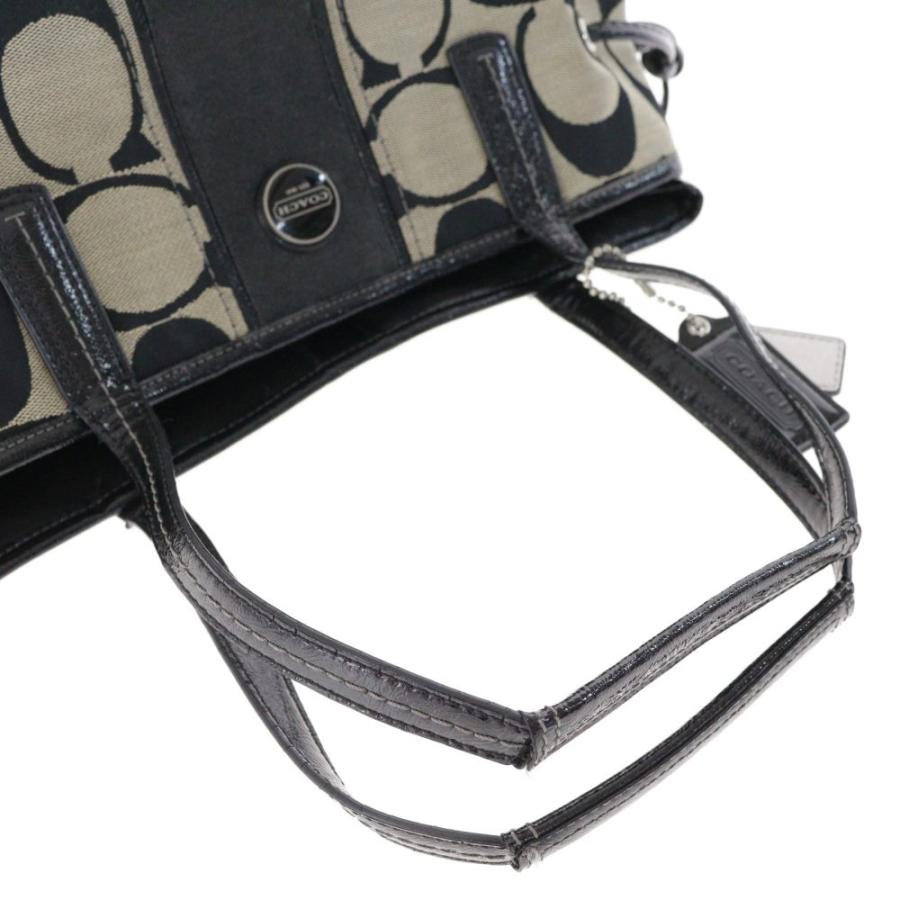極美品☆COACHコーチ トートバッグ レザー ブラック グレーシグネチャー Brandol / COACH コーチ トートバッグ シグネチャー キャンバス シティ