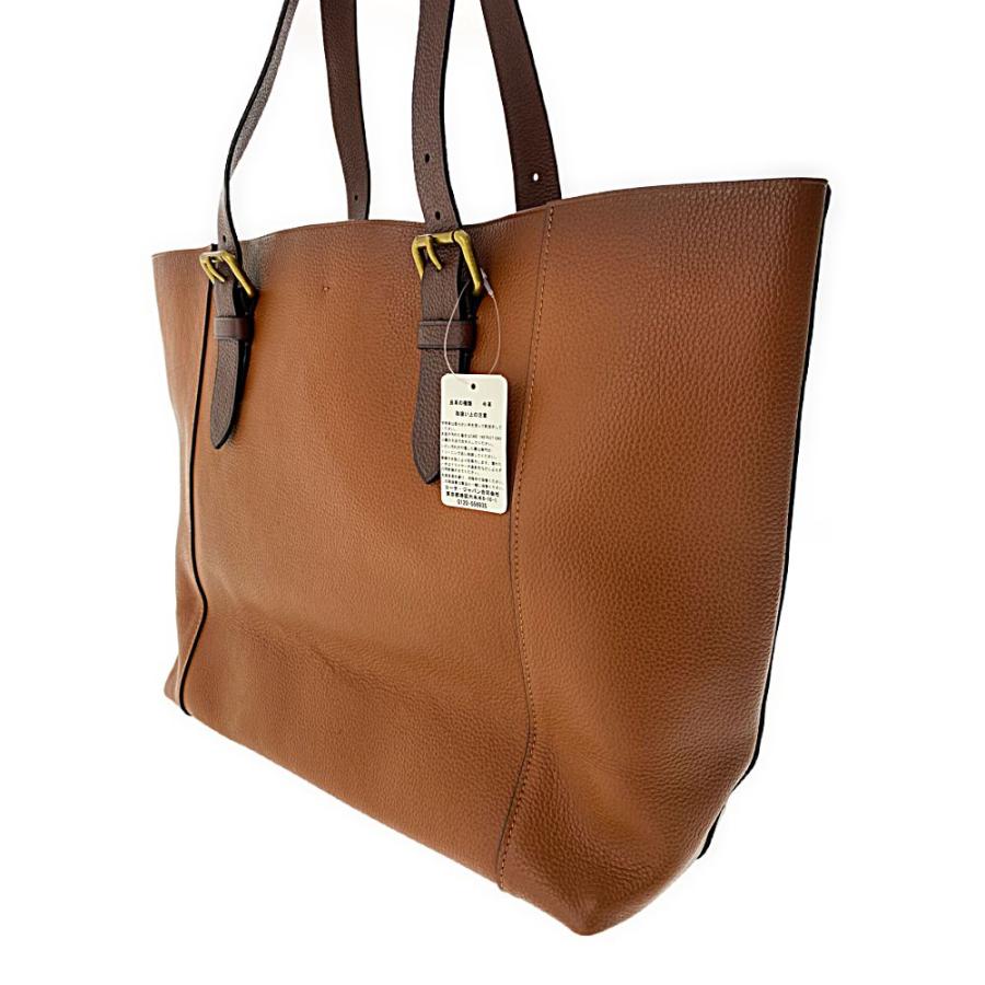 COACH（コーチ） レザー ラージトートバッグ/F49506/ブラウン/ダーク
