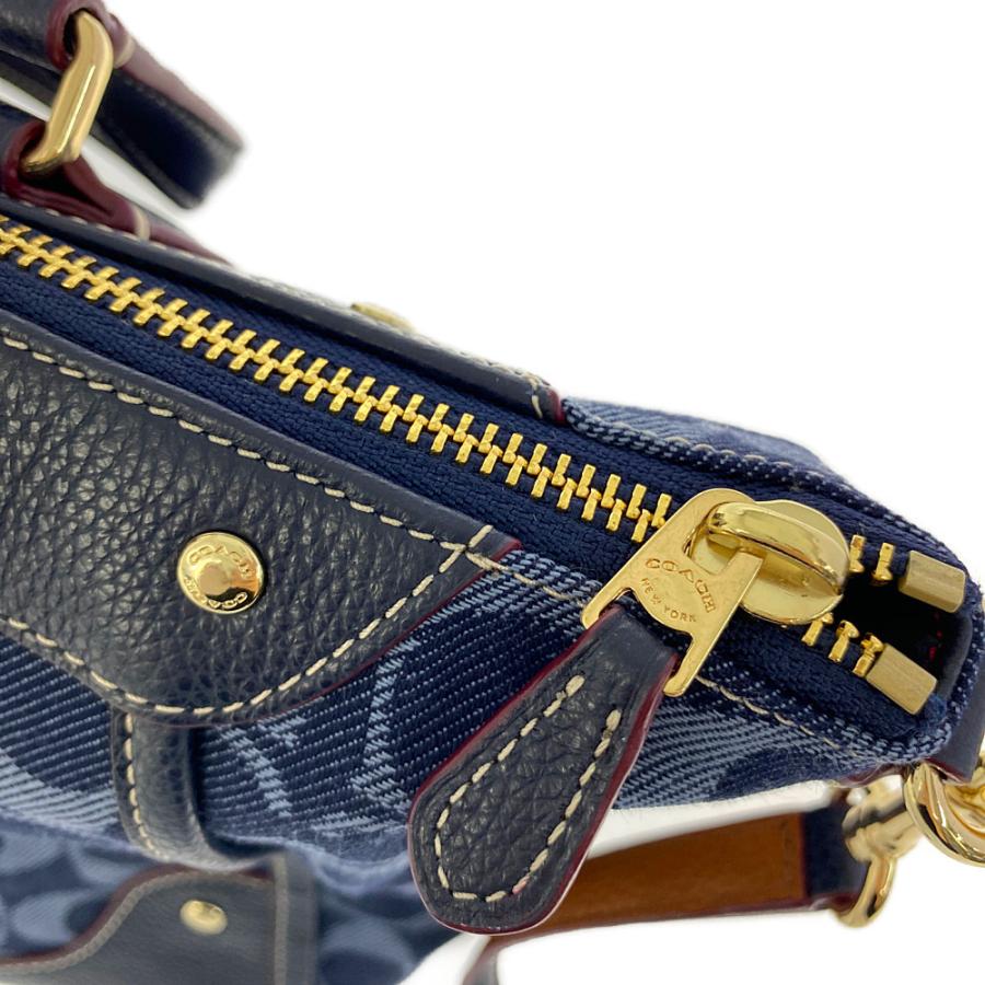COACH（コーチ） シグネチャーデニムサッチェルトートバッグ/F37681
