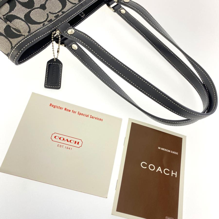 COACH（コーチ） シグネチャー・トートバッグ/1464/グレー/ブラック