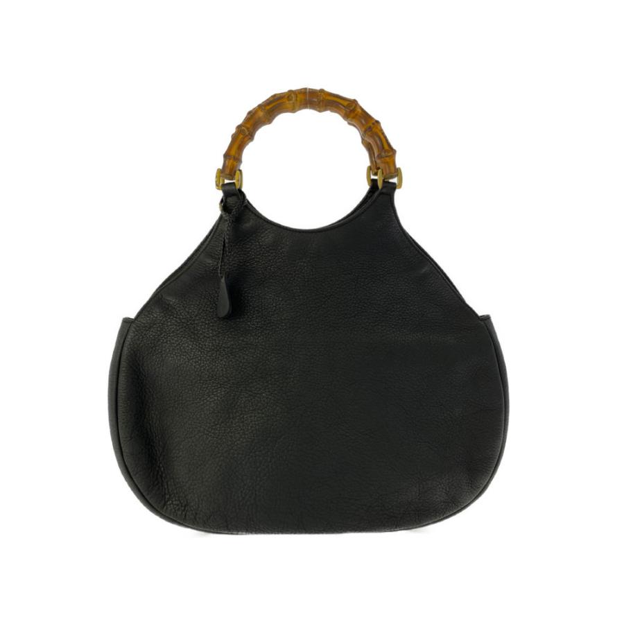 GUCCI（グッチ） バンブー・レザートートバッグ/109129/ブラック/GUCCI