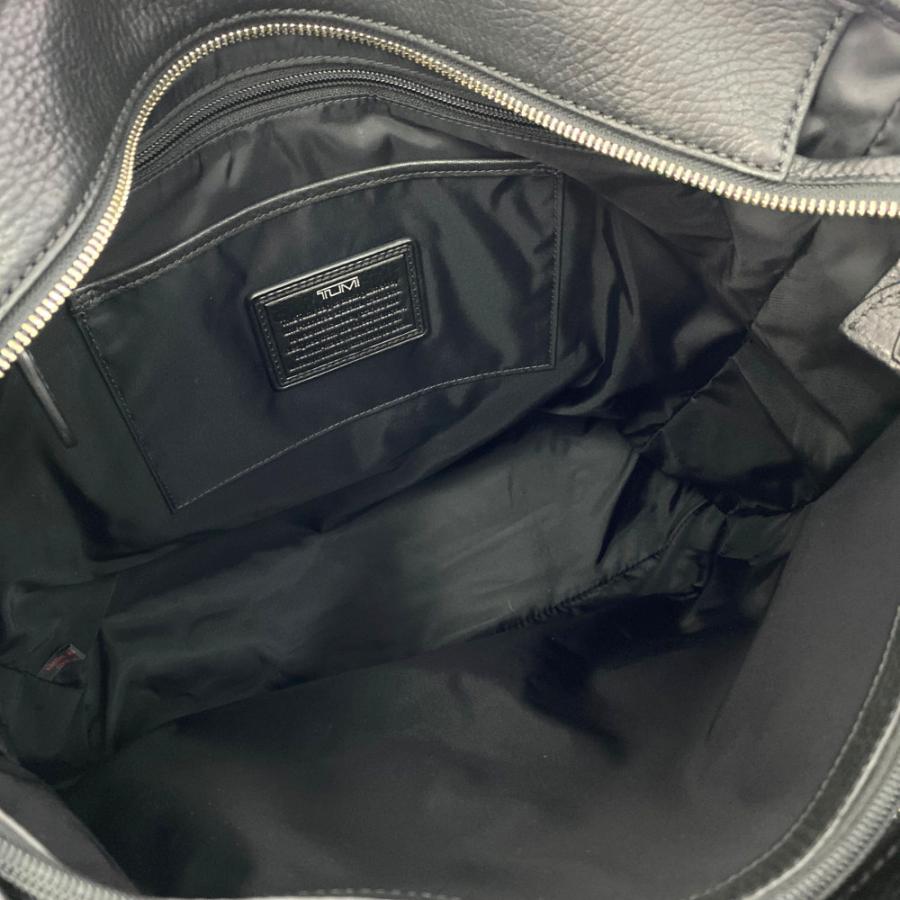 TUMI トゥミ LEATHER TAOS TOTE レザートートバッグ/6890D/ブラック 