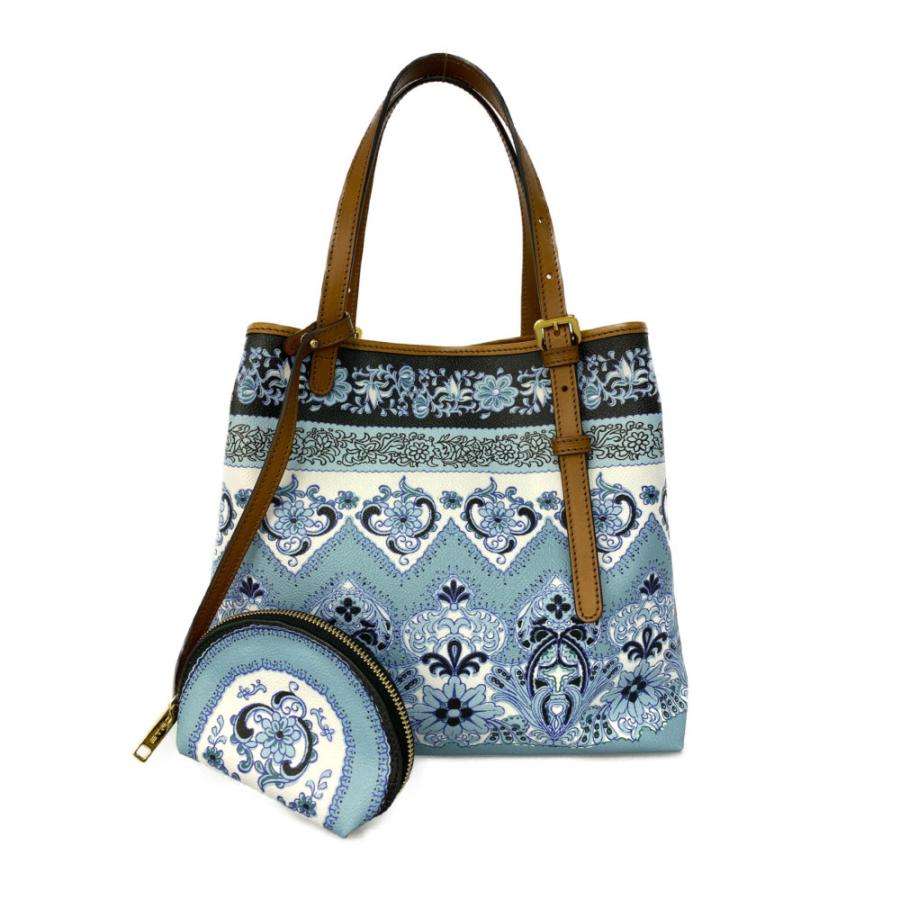 ETRO トートバッグ ETRO エトロ ポーチ付 フローラル ショッパー トートバッグ
