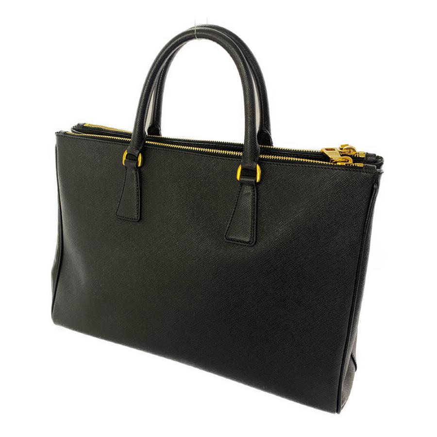 PRADA（プラダ） サフィアーノ トートバッグ/BN1786/ブラック/ゴールド