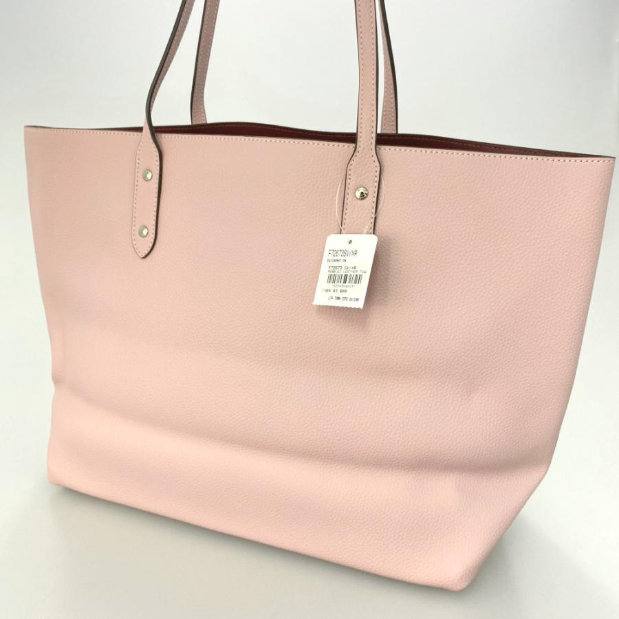 COACH コーチ タウン レザートートバッグ/F72673/ピンク