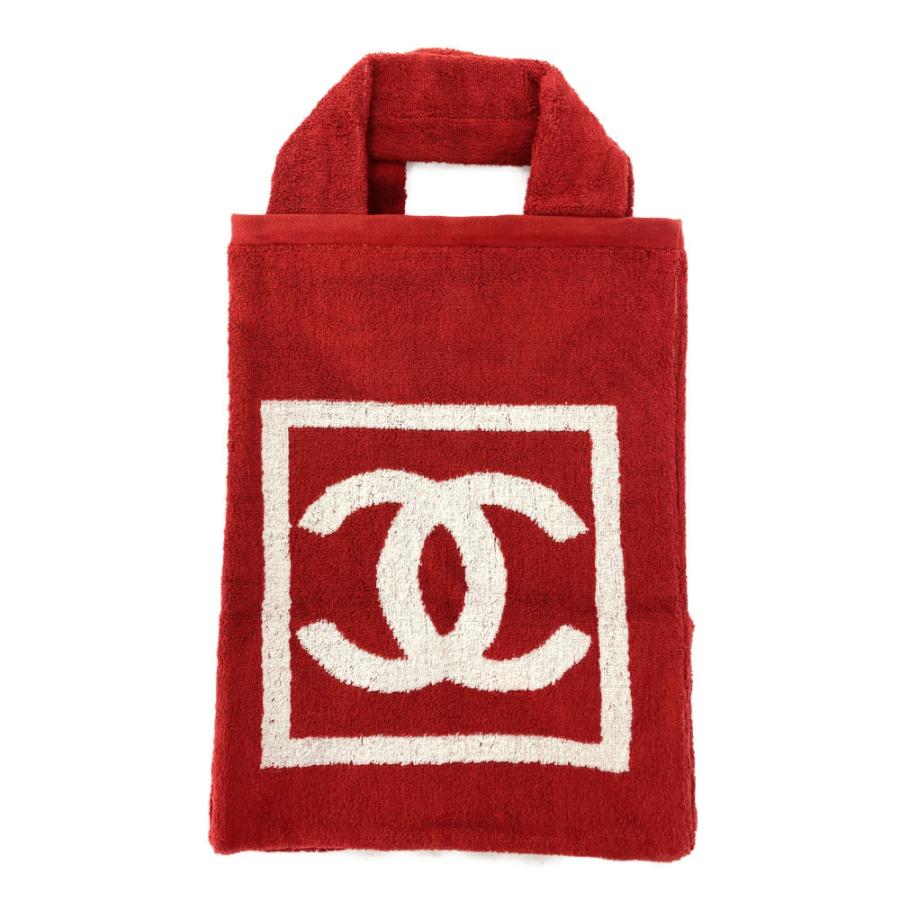 シャネル スポーツライン・ココマーク カメリア ビーチタオル バス