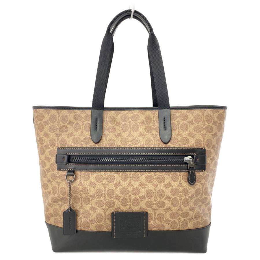 COACH トートバッグ ベージュ/ブラック 73665 COACH（コーチ） シグネチャー・トートバッグ/73665/ベージュ/ブラック