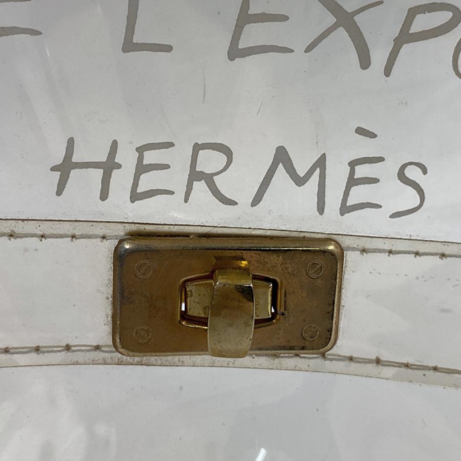 HERMES エルメス ビニールケリー・1997・クリア トートバッグ HERMES エルメス ビニールケリー・1997・クリア トートバッグ