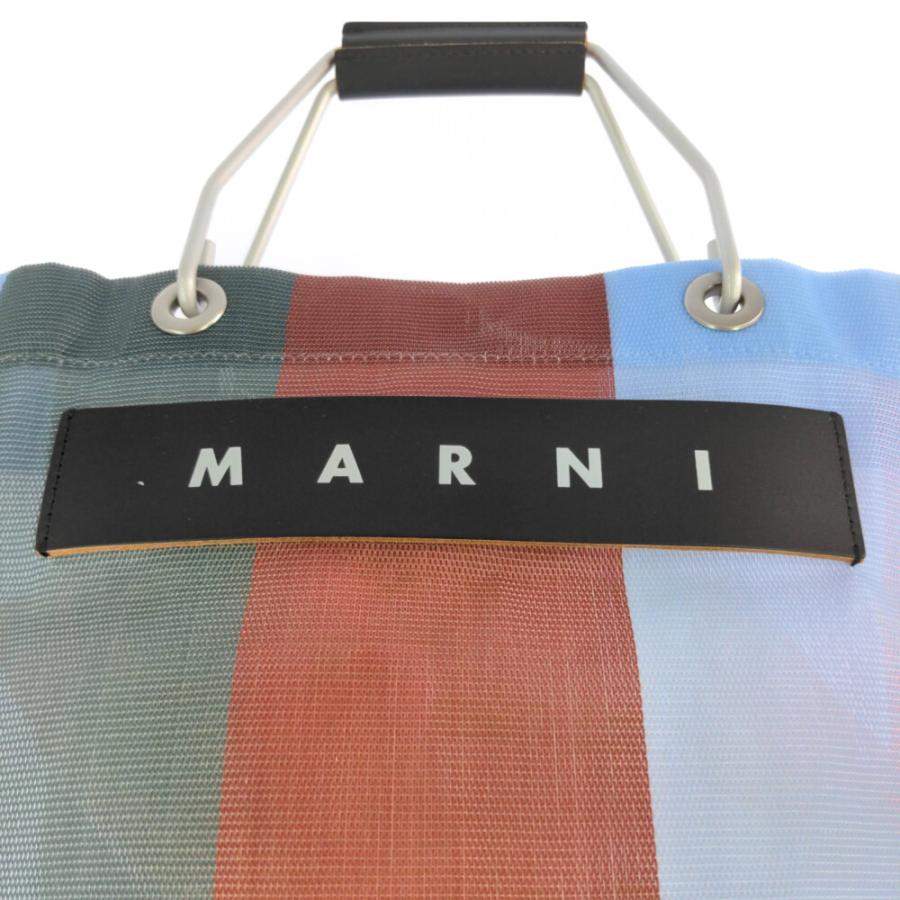 MARNI（マルニ） マーケットバッグ・トート/ストライプバッグ/ブルー