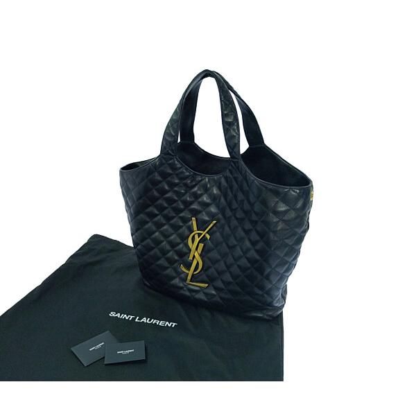 サンローランパリ イカールマキシショッピング・ラムスキン