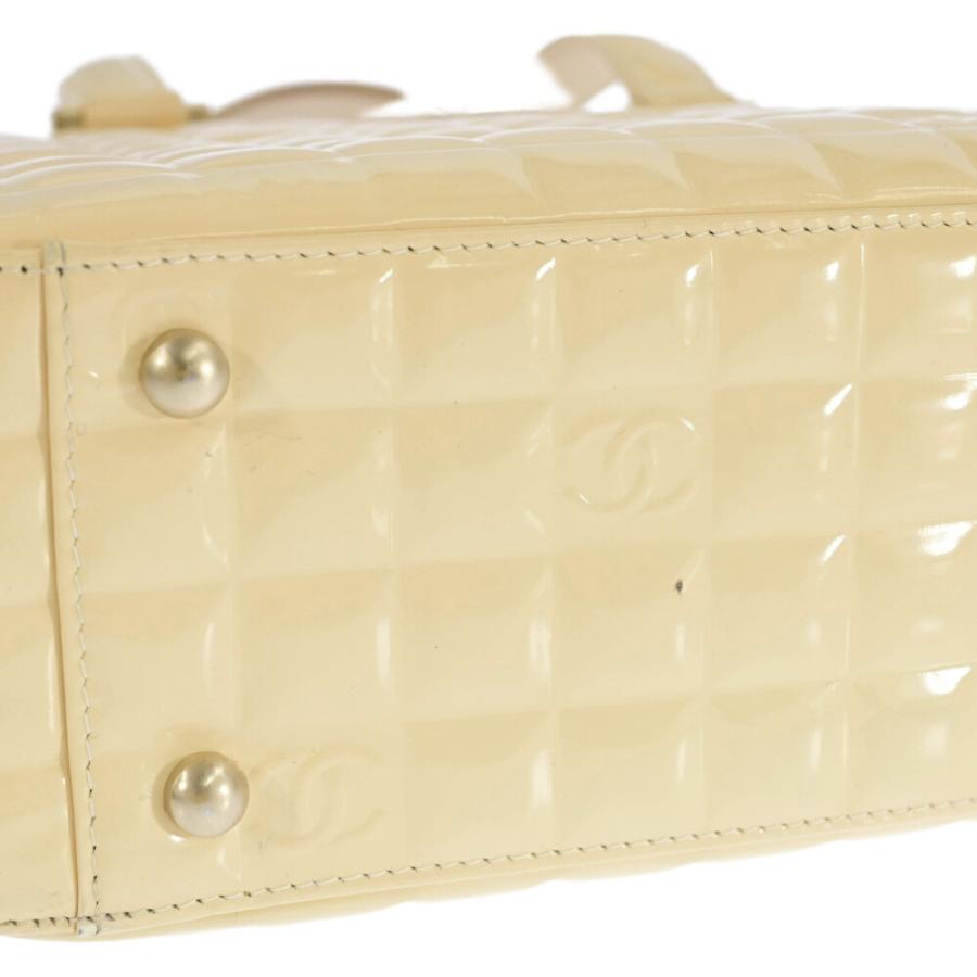 CHANEL（シャネル） チョコバー・ココマーク エナメル トートバッグ 