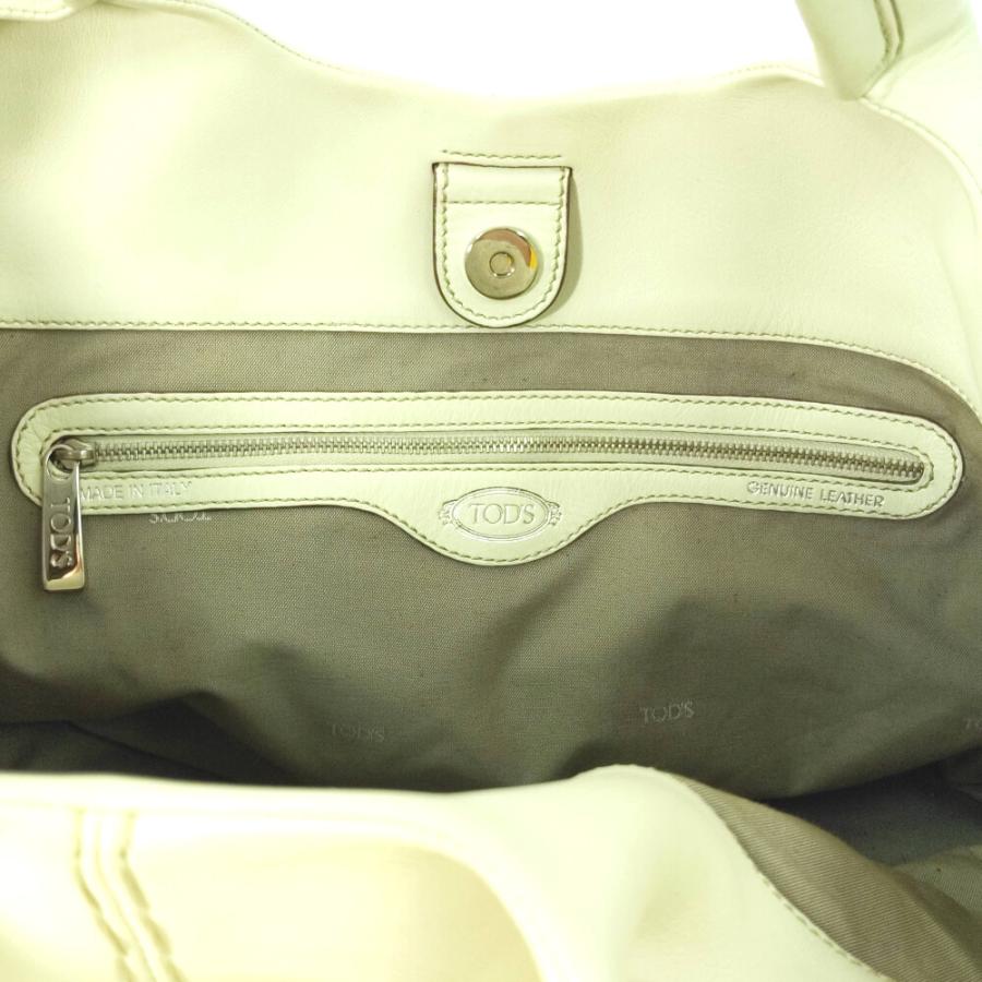 TOD'S ハンドバッグ バイカラー レザー TOD'S トッズ バイカラー レザー トートバッグ ハンドバッグ/PD26