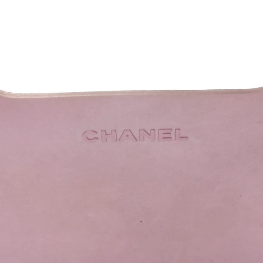 CHANEL（シャネル） ロゴ エンボス PVC ラバー クリア ミニ