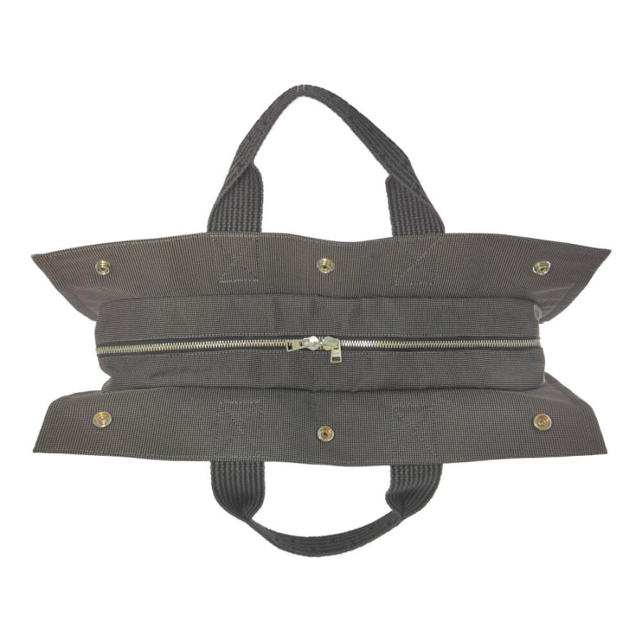 カデナ付き　HERMES エルメス　エールラインMM キャンバス　ハンドバッグ Hermes エルメス エールラインMM ハンドバッグ キャンバス