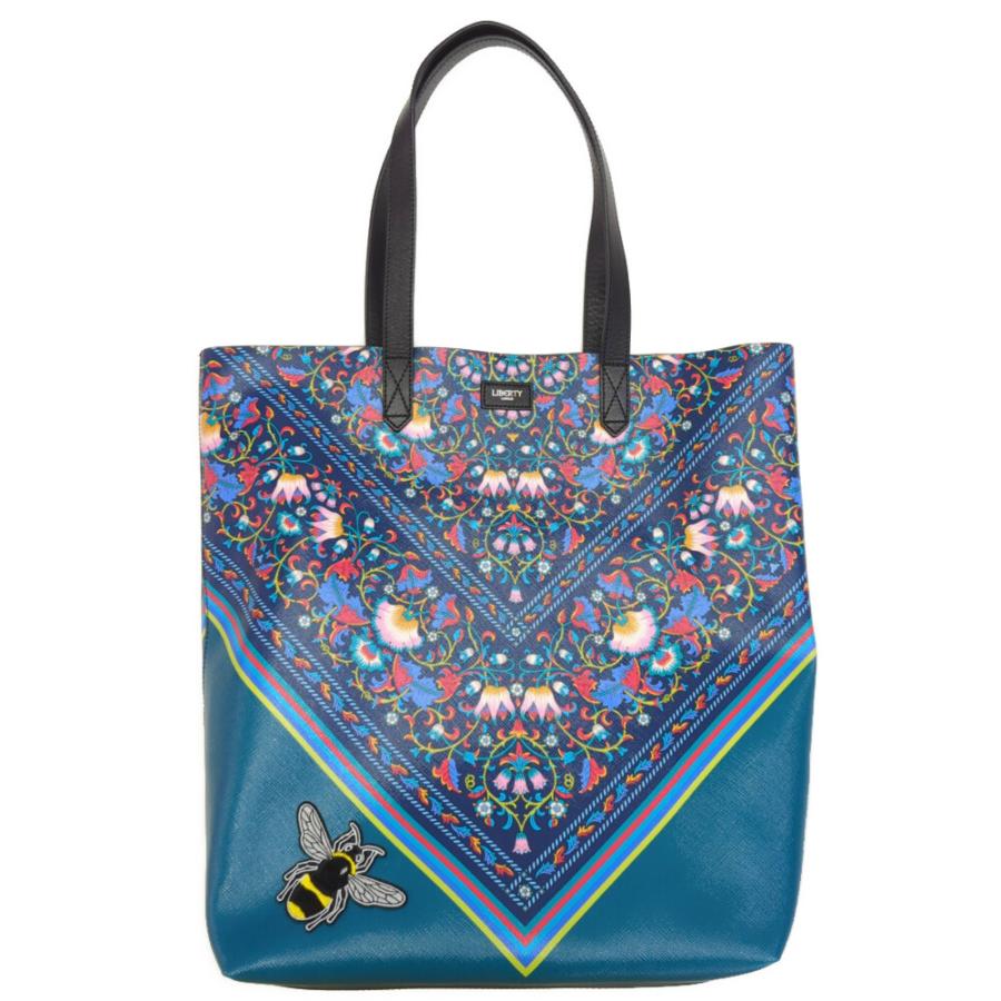 年末セール) Liberty London リバティロンドン トートバッグ/ネイビー 