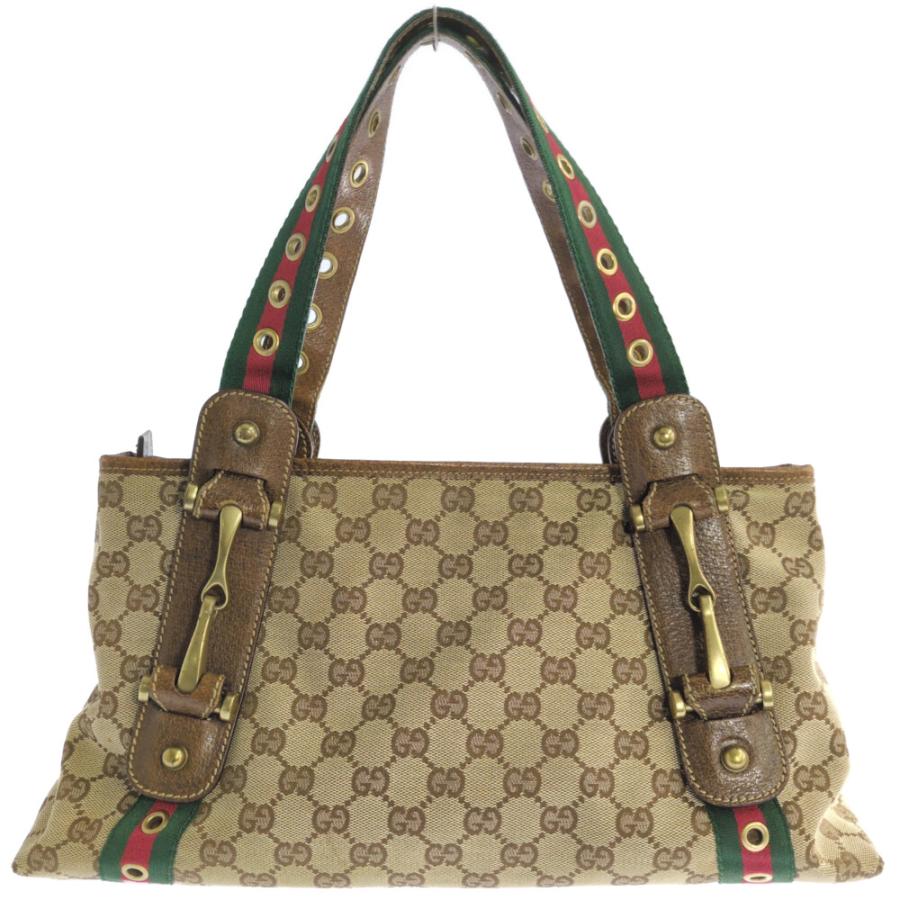 GUCCI（グッチ） GGキャンバス シェリーライン トートバッグ 144188
