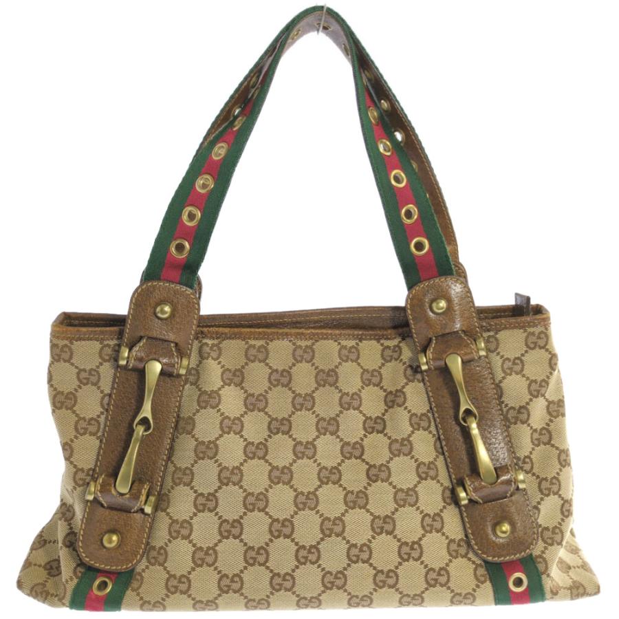GUCCI（グッチ） GGキャンバス シェリーライン トートバッグ 144188