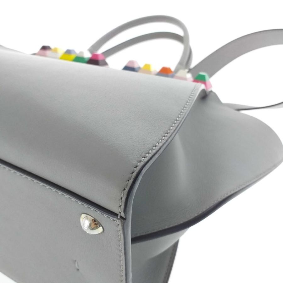 FENDI（フェンディ） トロワジュール スタッズ・2WAYハンドバッグ 