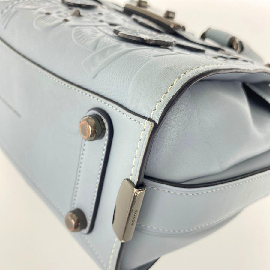 COACH（コーチ） スワッガー27・グラブタンレザーウィズティーローズ