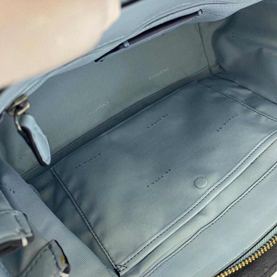 COACH（コーチ） スワッガー27・グラブタンレザーウィズティーローズ