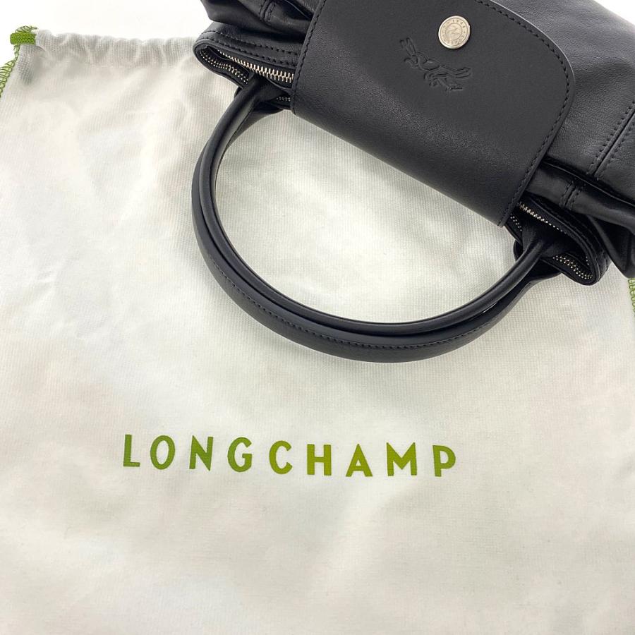 極美品　ロンシャン ルプリアージュ キュイール モデルデ　ショルダーバッグ LONGCHAMP Longchamp ロンシャン ショルダーバッグ ル プリ