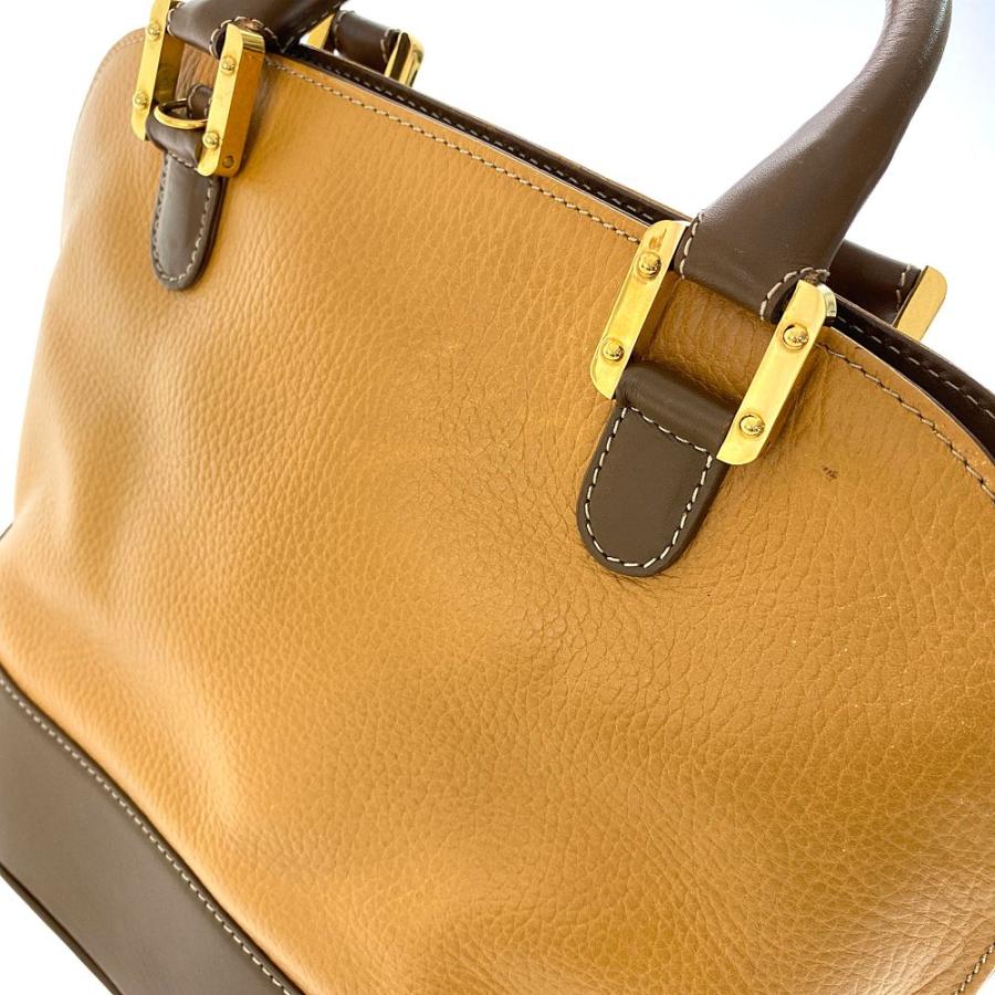 LOEWE ロエベ アナグラムロゴ・バイカラーレザー2WAYショルダーバッグ 