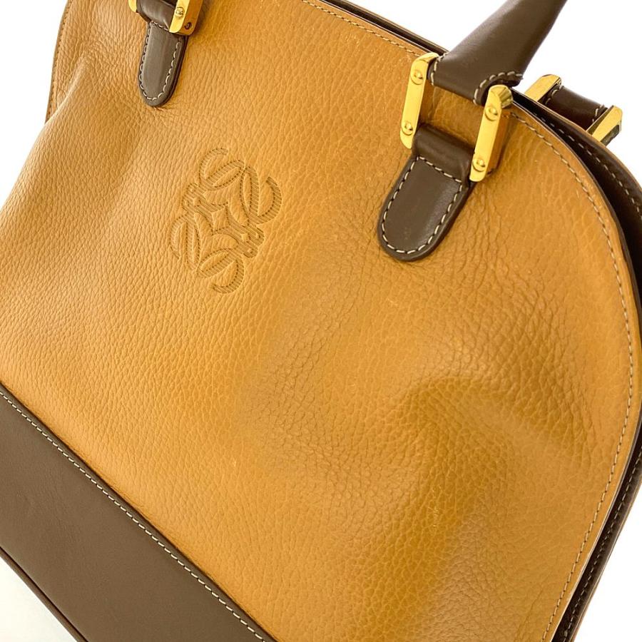 LOEWE ロエベ アナグラムロゴ・バイカラーレザー2WAYショルダーバッグ 