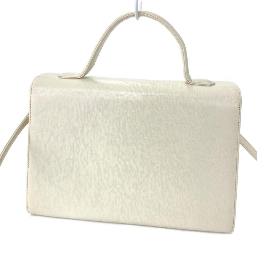 ジバンシー(ジバンシィ) ロゴプレート 2WAYハンドバッグ/ホワイト  