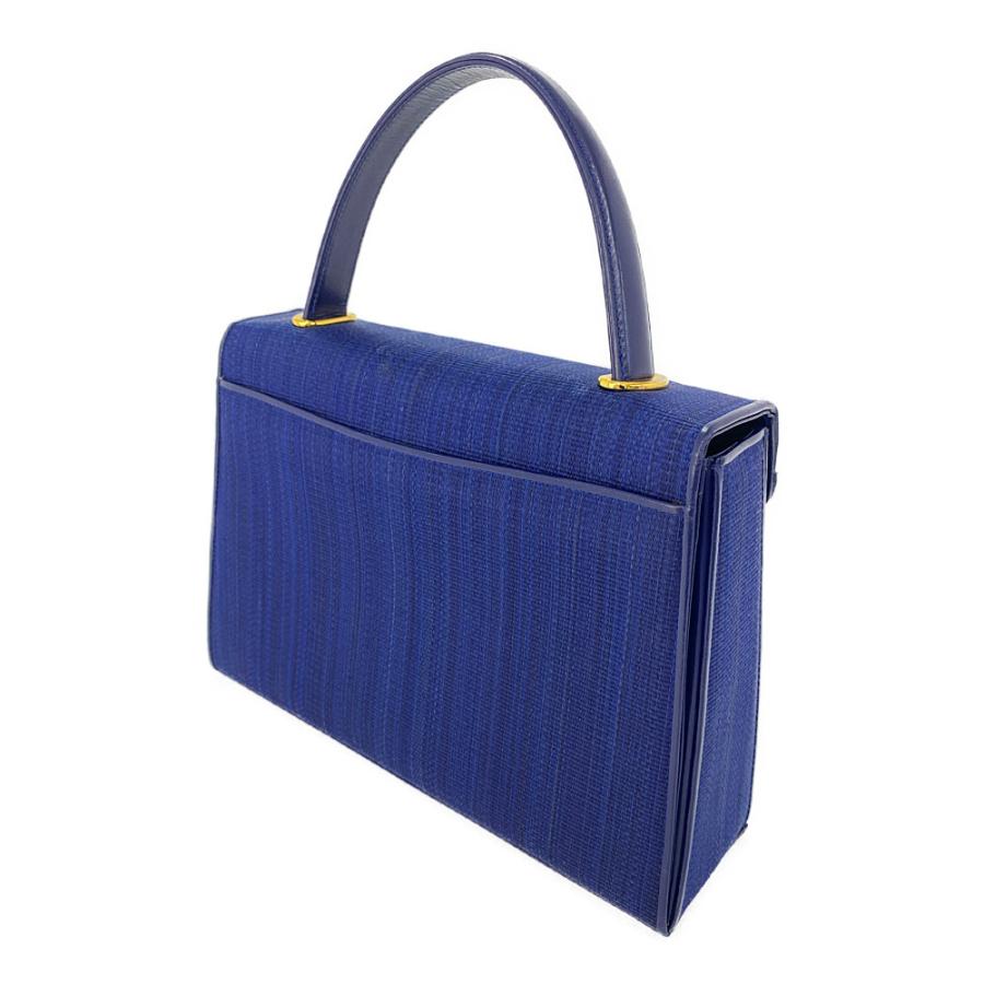 COMTESSE（コンテス） ホースヘア 2WAYハンドバッグ/ブルー/COMTESSE