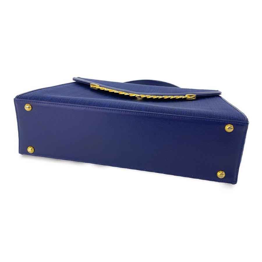 COMTESSE（コンテス） ホースヘア 2WAYハンドバッグ/ブルー/COMTESSE