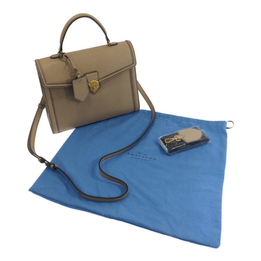 Smythson（スマイソン） パナマ コロネット・2WAYハンドバッグ 