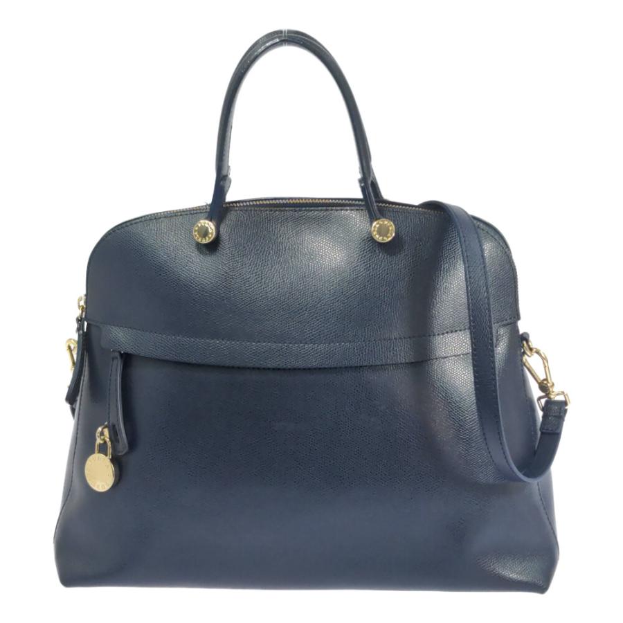【新品】フルラ　パイパー　ネイビー　ハンドバック　ショルダーバッグ FURLA フルラ パイパーL・2WAYハンドバッグ/G5999/S5/ネイビー