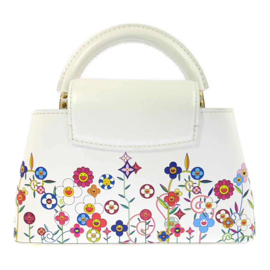LOUIS VUITTON ルイヴィトン 村上隆カプシーヌEWミニ フラワー 2WAY ハンドバッグ M13246 ブロン /b260415/611622の画像